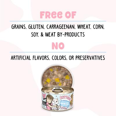 Comida húmeda para gatos Kitten Pawsome Purrs, lata de 2.8 oz, caja de 12