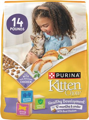 Healthy Development Chicken Flavor Muscle & Brain Development Kitten Dry Cat Food, 14-lb bag