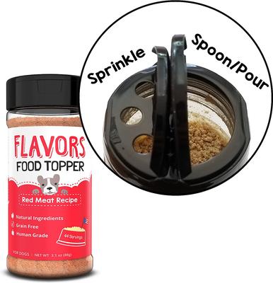 Red Meat Recipe Grain-Free Dog Food Topper & Treat Mix, 3.1-oz bottle