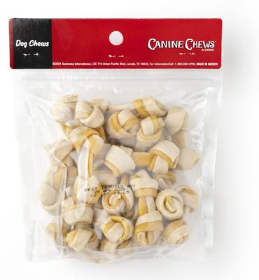 2 to 3-inch Mini Dog Bones Chicken Flavored Dog Chews, 16 count