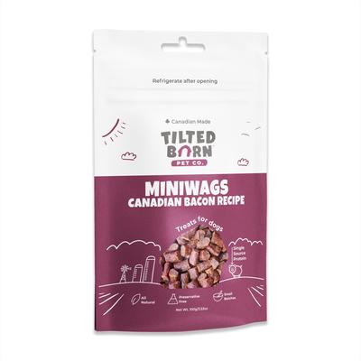 Canadian Bacon Recipe Miniwags Dog Treats, 3.53-oz bag