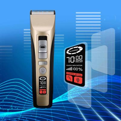 P950 Rechargeable Five-Level Speed Regulation Seat Pet Hair Grooming Clippers, Gold