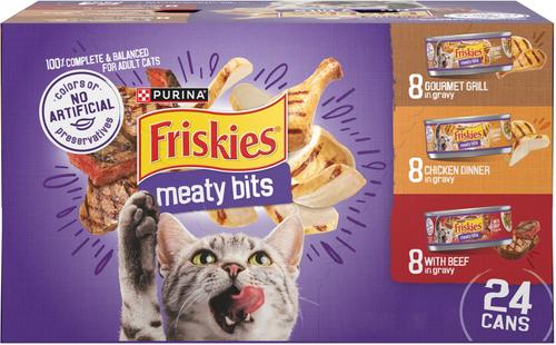 Meaty Bits Gourmet Grill Canned Cat Food, 5.5-oz, case of 24