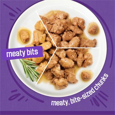 Meaty Bits Variety Pack Canned Cat Food, 5.5-oz, case of 24