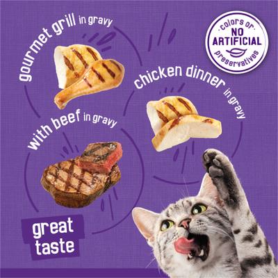 Meaty Bits Variety Pack Canned Cat Food, 5.5-oz, case of 24