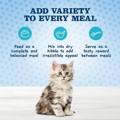 Baby Blue Healthy Growth Formula Natural Multi-Pack Chicken Recipe Kitten Wet Food, 3-oz cans, 6 count