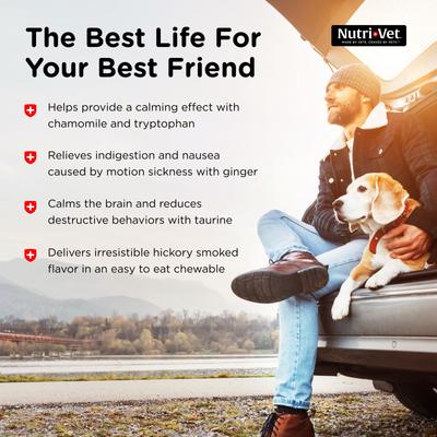 Pet-Ease Soft Chews Calming Supplement for Dogs, 6-oz bag