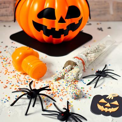 Galletas crujientes de mantequilla de cacahuete y miel para perros, en forma de tubo de calabaza, bolsa de 6 oz