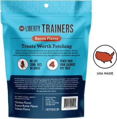 Liberty Trainers Bacon Flavor Grain-Free Dog Treats, 6-oz bag