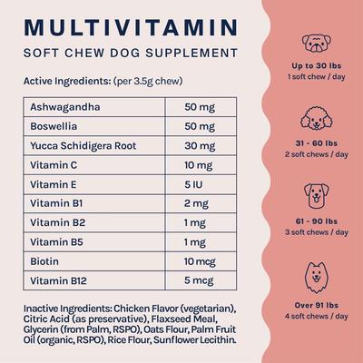 Complete Care Chew Multivitamin for Dogs, 30 count
