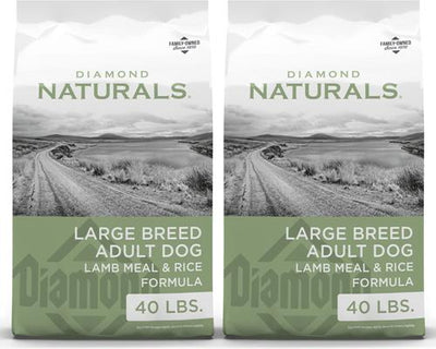 Naturals Large Breed Adult Lamb Meal & Rice Formula Dry Dog Food, 80-lb bundle