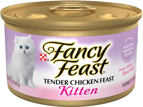 Kitten Classic Pate Tender Poultry & Fish Variety Pack Canned Wet Cat Food 3-oz, case of 24