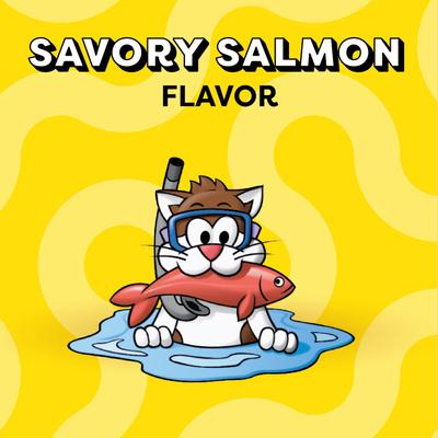 Classic Savory Salmon Flavor Crunchy & Soft Cat Treats, 30-oz tub
