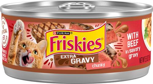 Extra Gravy Chunky Variety Pack Canned Cat Food, 5.5-oz, case of 24