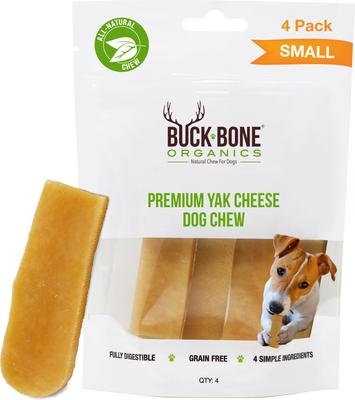 Yak Chew Small Dog Treats, 4 count
