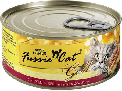 Super Premium Chicken & Beef Formula in Pumpkin Soup Grain-Free Canned Cat Food, 2.8-oz, case of 24