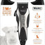 Deluxe U-Clip Dog, Cat & Small Pet Grooming Clipper, Black/Chrome