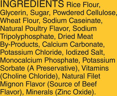 Mini Jumbone Real Beef Flavor Dog Treats, 105 count