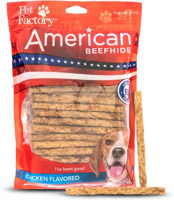Beefhide Munchy Mini Rolls 5-inch Chicken Flavored Dog Hard Chews, 1.5-lb bag