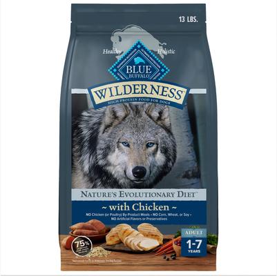 Wilderness Chicken Recipe High-Protein Adult Dry Dog Food, 48-lb bundle