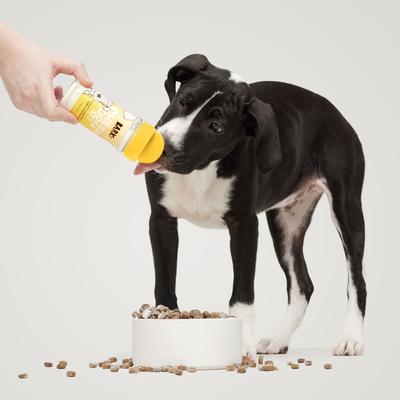 Cheesy Does It! High Protein Limited Ingredient Dry Dog Food Topper, 4.6-oz bottle