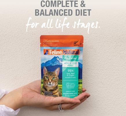 Lamb & King Salmon Grain-Free Wet Cat Food, 3-oz pouch, case of 12