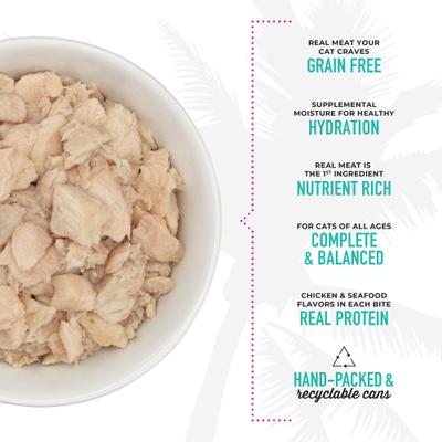 Bundle: Tiki Cat Luau Variety Pack Grain-Free Canned Cat Food, 2.8-oz, case of 12 + Tiki Cat After Dark Variety Pack Canned Cat Food, 2.8-oz, case of 12