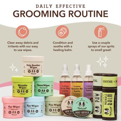 Ear Dog Grooming Wipes, 50 count