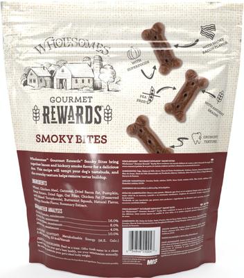 Rewards Smoky Bites Biscuit Dog Treats, 3-lb bag