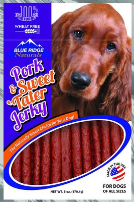 Pork & Sweet 'Tater Jerky Dog Treats, 6-oz bag
