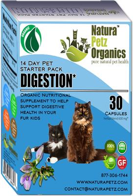 Paquete de inicio para la digestión de gatos, suplemento de 30 unidades