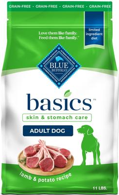 Basics Skin & Stomach Care Adult Grain-Free Turkey & Potato Recipe Dry Dog Food, 11-lb bag