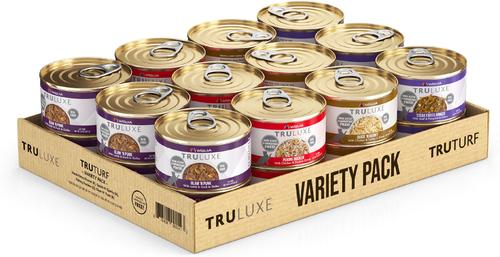 TruLuxe TruTurf Variety Pack Grain-Free Canned Cat Food, 3-oz, case of 24