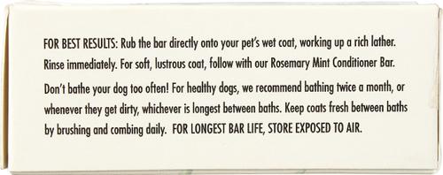 Peppermint & Tea Tree Oil Dog Shampoo Bar, 3.75-fl oz