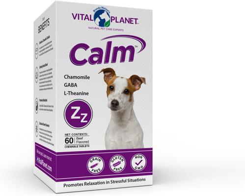 Calm Beef Flavor Chewable Tablet Dog Supplement, 60 count