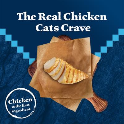 Bundle: Blue Buffalo Wilderness Chicken Recipe Dry Food + Chicken Formula Crunchy Cat Treats