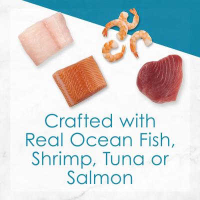 Bundle: Fancy Feast Grilled Seafood Feast Variety Pack Canned Food, 3-oz, case of 24 + PrettyLitter Cat Litter