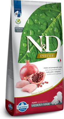 N&D Prime Chicken & Pomegranate Medium & Maxi Puppy Grain-Free Dry Dog Food, 26.4-lb bag