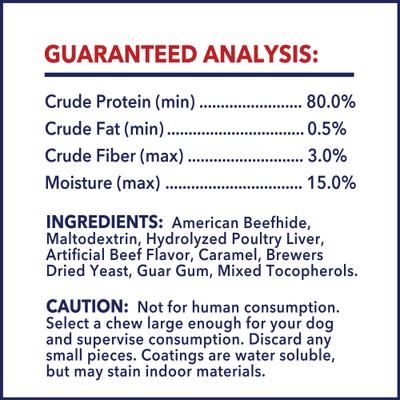 Beefhide 5-inch Chip Rolls Variety Pack Beef & Chicken Flavored Dog Hard Chews, 18 count