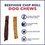 Beefhide 5-inch Chip Rolls Variety Pack Beef & Chicken Flavored Dog Hard Chews, 18 count