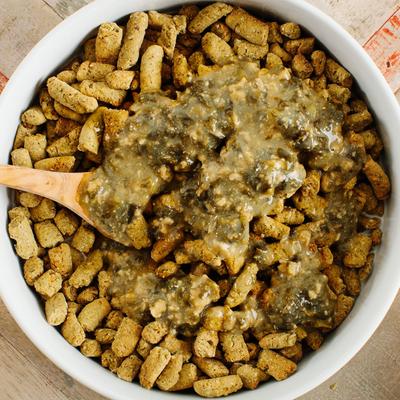 Superfood POUR OVERS Turkey Stew with Veggies Wet Dog Food Topper, 5.5-oz, case of 12