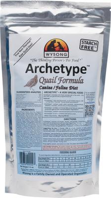 Archetype Quail Formula Freeze-Dried Raw Dog & Cat Food, 7.5-oz bag