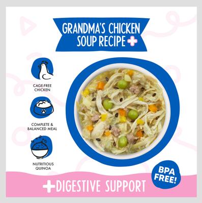 Meals 'n More Natural Wet Dog Food, Grandma's Chicken Soup Plus Digestive Support, 3.5-oz cup, 12 count