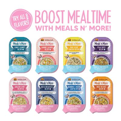 Meals 'n More Natural Wet Dog Food, Grandma's Chicken Soup Plus Digestive Support, 3.5-oz cup, 12 count