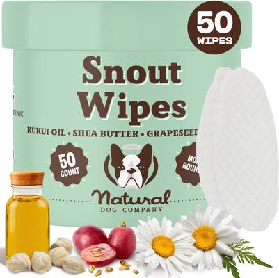 Ear Dog Grooming Wipes, 50 count