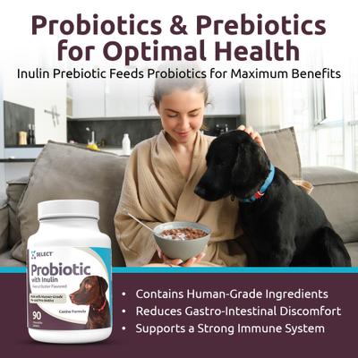 Inulin Probiotic for Dogs, 90 count