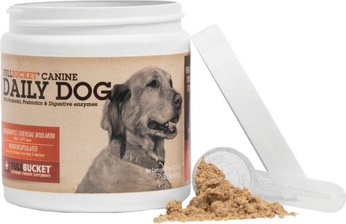 Daily Probiotic Peanut Butter Flavored Powder Supplement for Dogs, 30 count