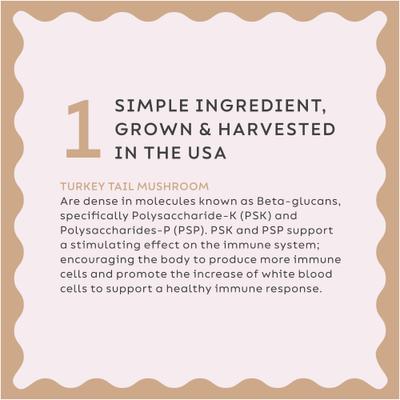 Turkey Tail Powder Immune Supplement for Dogs & Cats, 5.29-oz jar