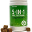 5-in-1 Multivitamin Chews Dog Supplement, 120 count
