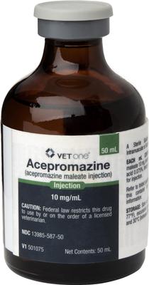 (acepromazine maleate) Injectable for Dogs, Cats & Horses, 10-mg/mL, 50-mL multi-dose vial